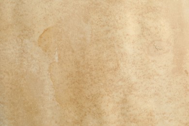 Photo of Texture of old paper as background, top view