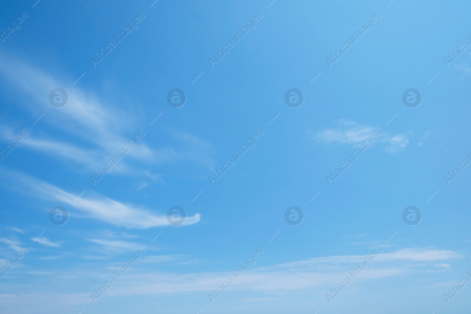 Photo of Picturesque view of beautiful blue sky with clouds