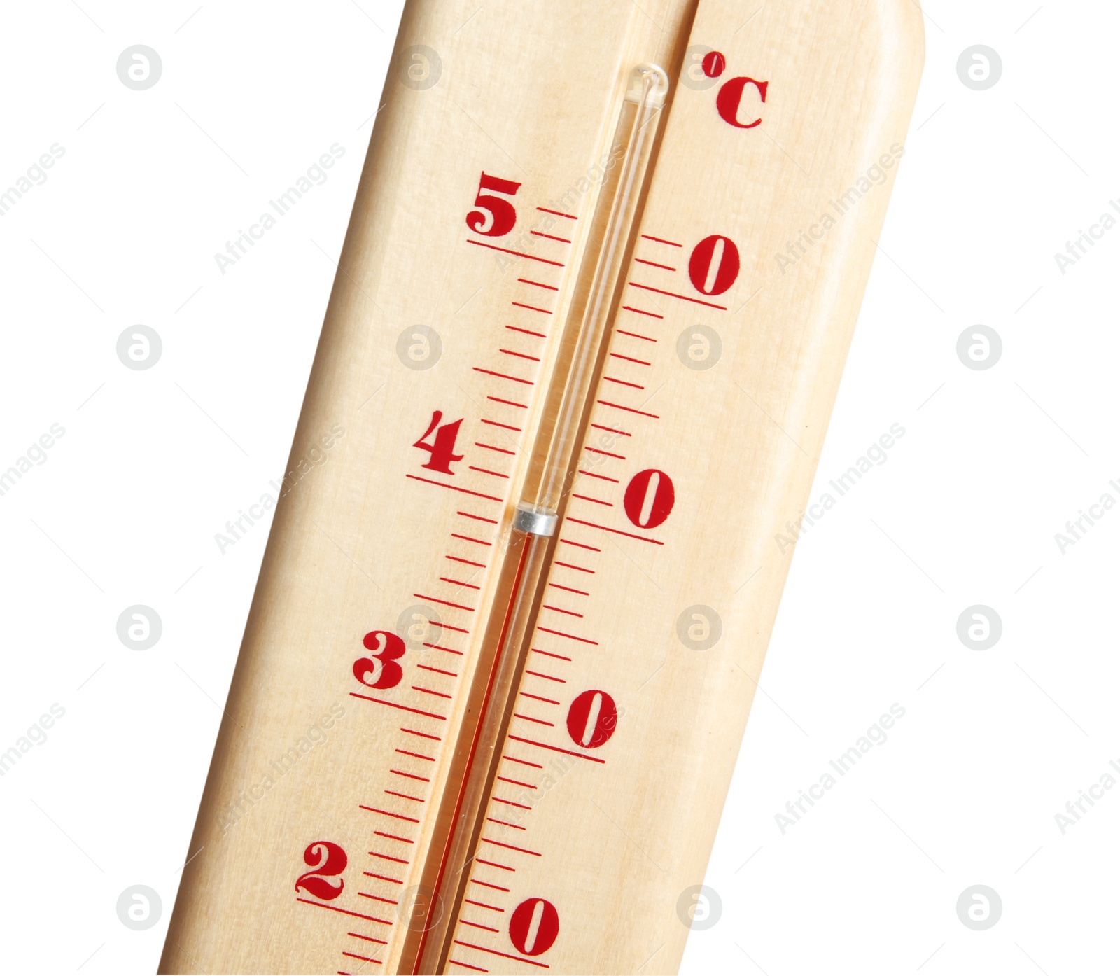 Photo of Weather thermometer on white background