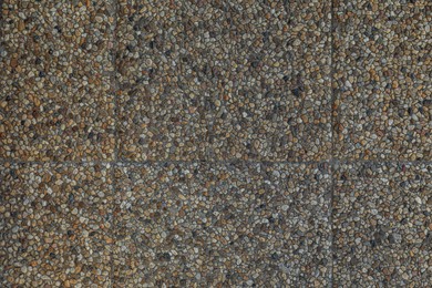 Texture of grey stone surface as background, top view