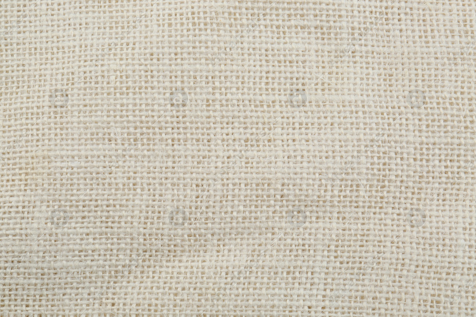 Photo of Texture of burlap fabric as background, top view