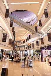 DUBAI, UNITED ARAB EMIRATES - NOVEMBER 03, 2018: Luxury modern shopping mall