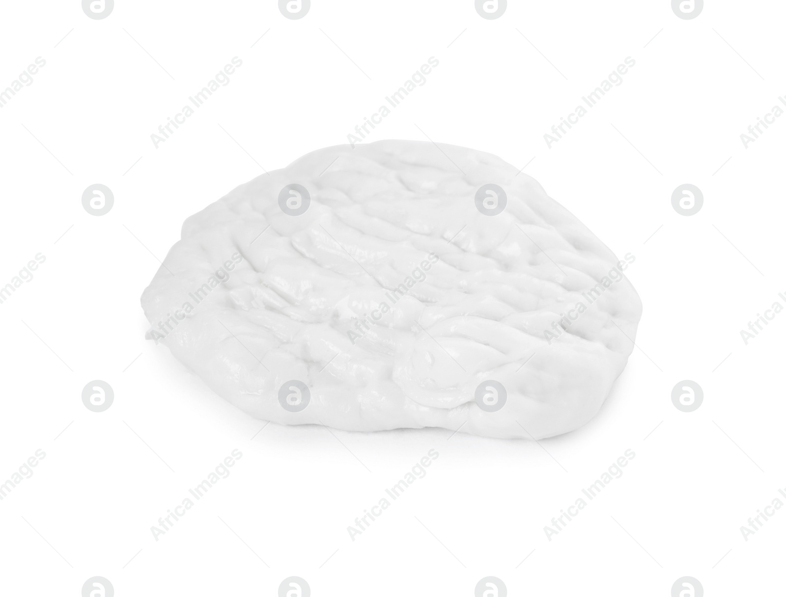 Photo of One used chewing gum on white background