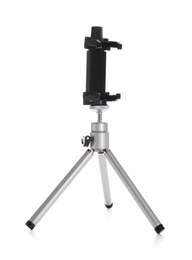 New stylish mobile tripod isolated on white