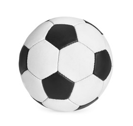Photo of Soccer ball on white background. Football equipment