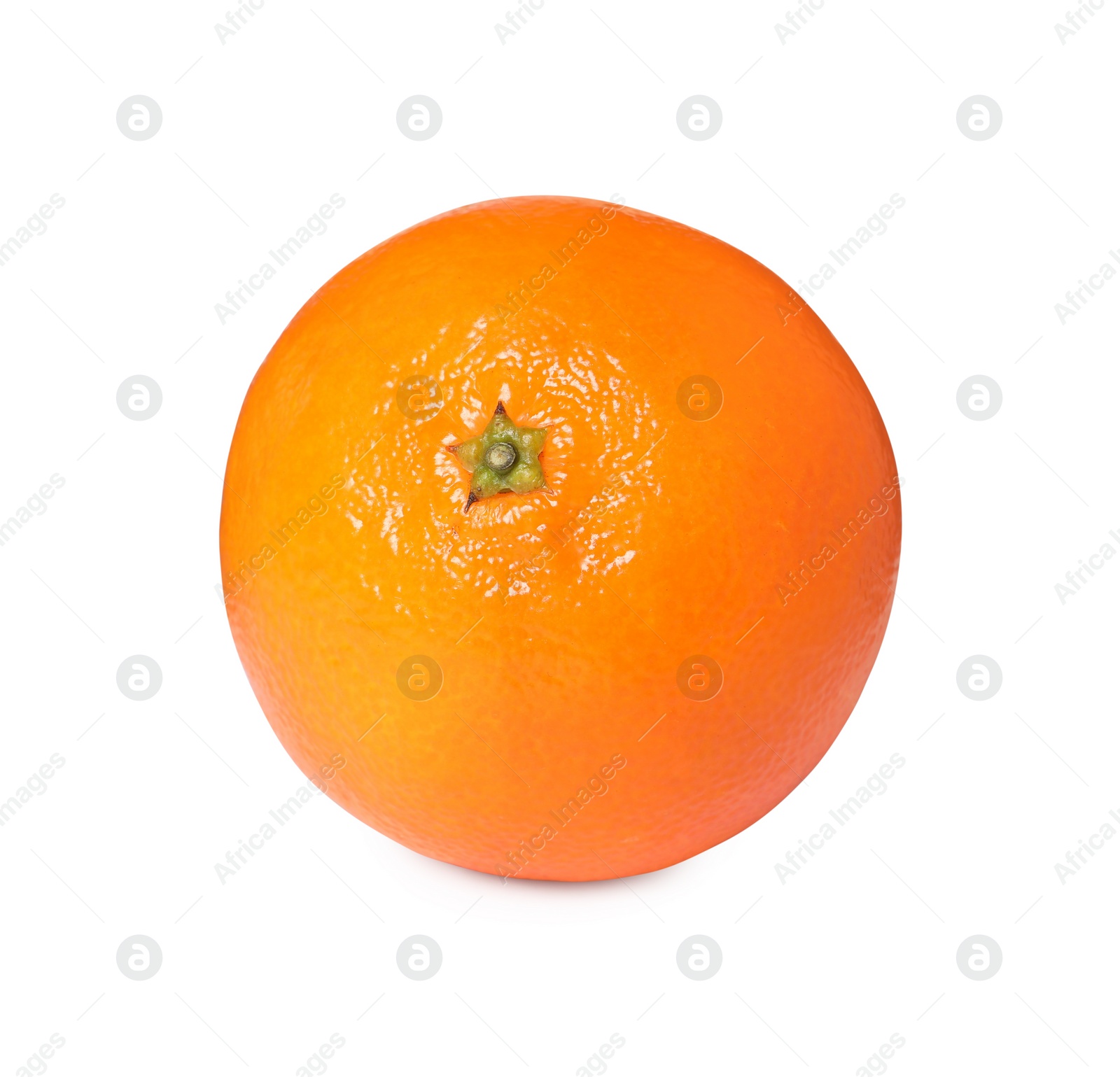 Photo of Fresh ripe juicy tangerine isolated on white