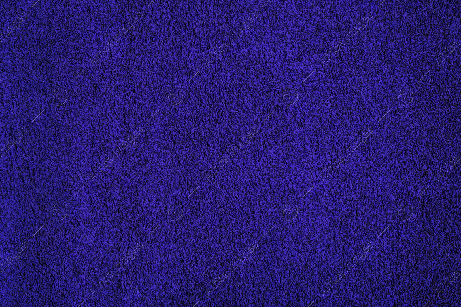 Image of Soft deep blue carpet as background, top view