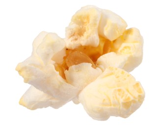 Kernel of tasty fresh popcorn isolated on white