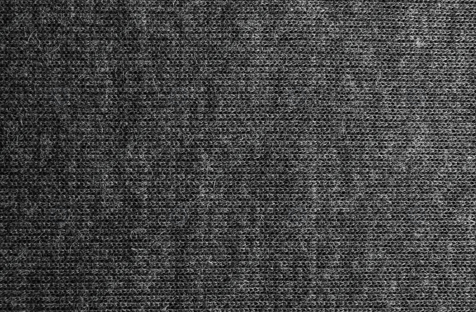 Photo of Texture of soft grey fabric as background, closeup