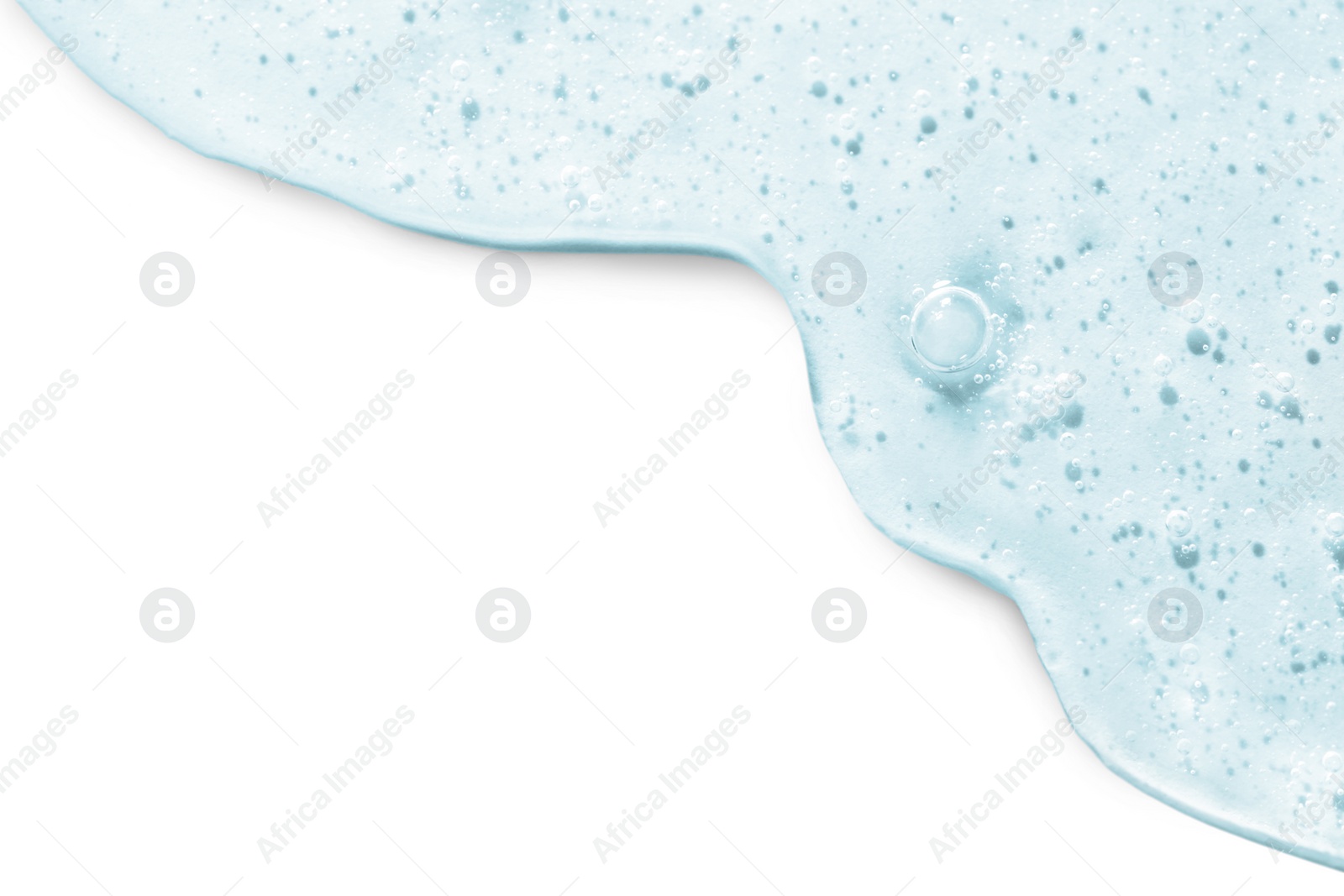 Image of Serum on white background, top view. Skin care product