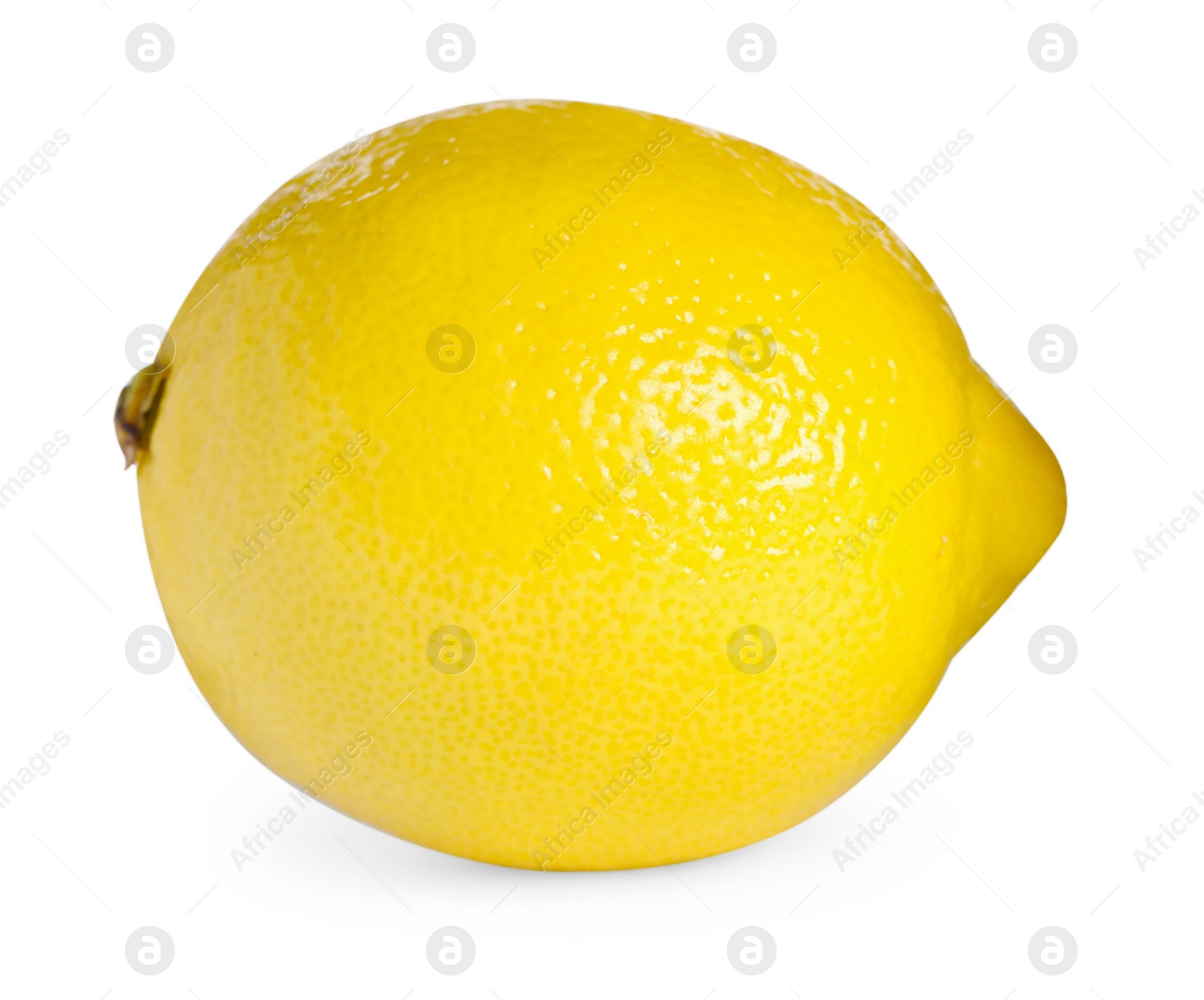 Photo of Fresh lemon isolated on white. Citrus fruit