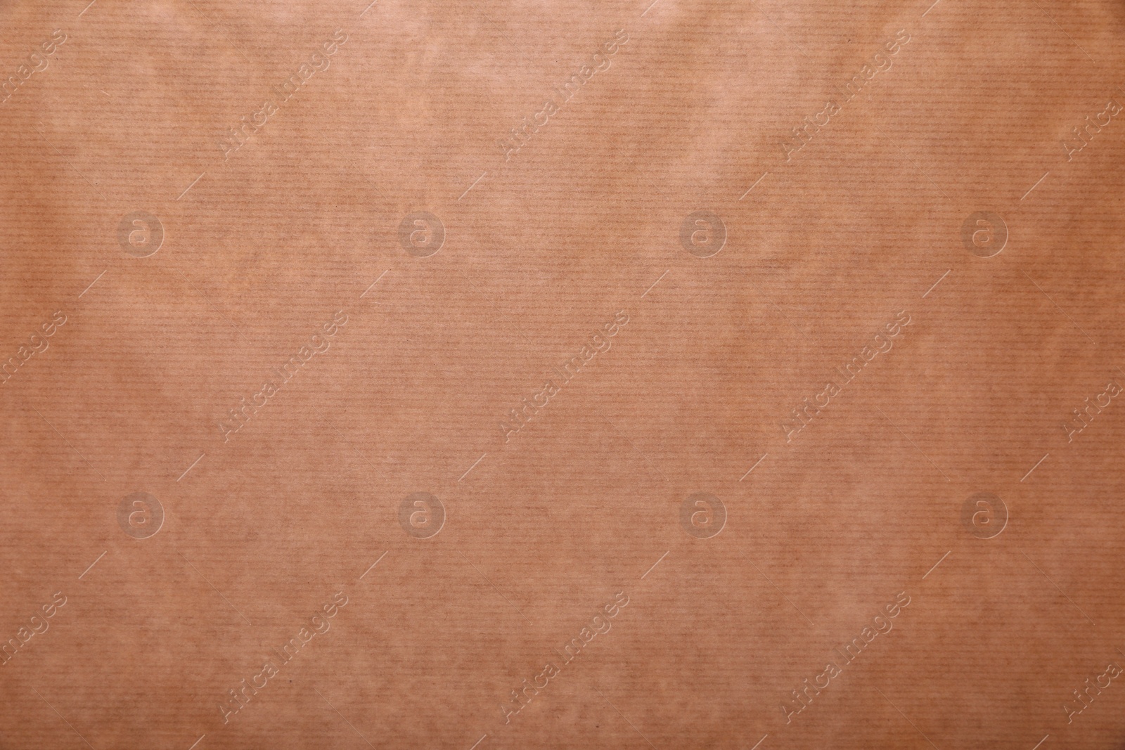 Photo of Kraft wrapping paper as background, top view