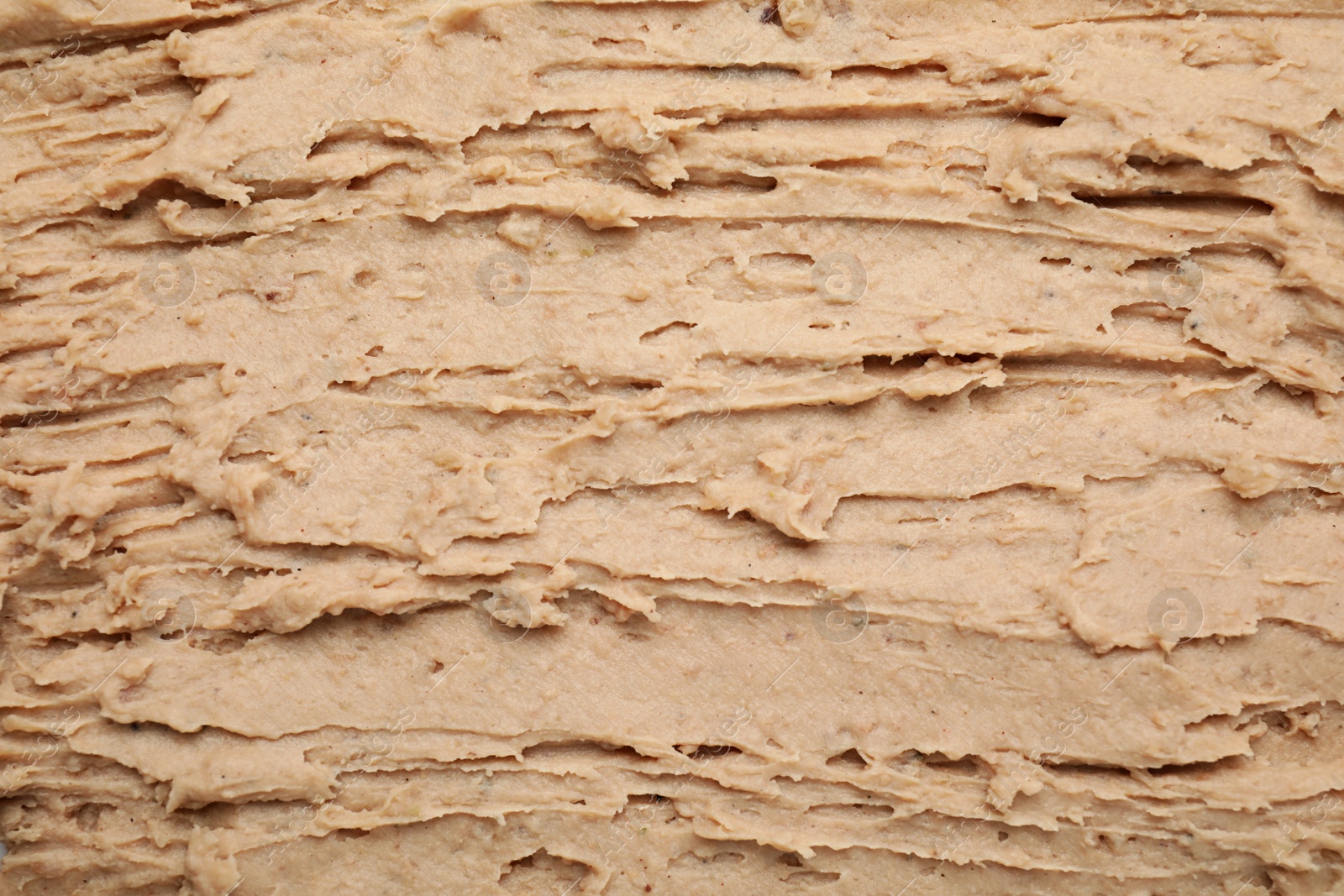 Photo of Texture of delicious liverwurst as background, closeup