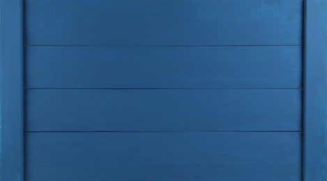 Image of Texture of blue wooden surface as background, banner design