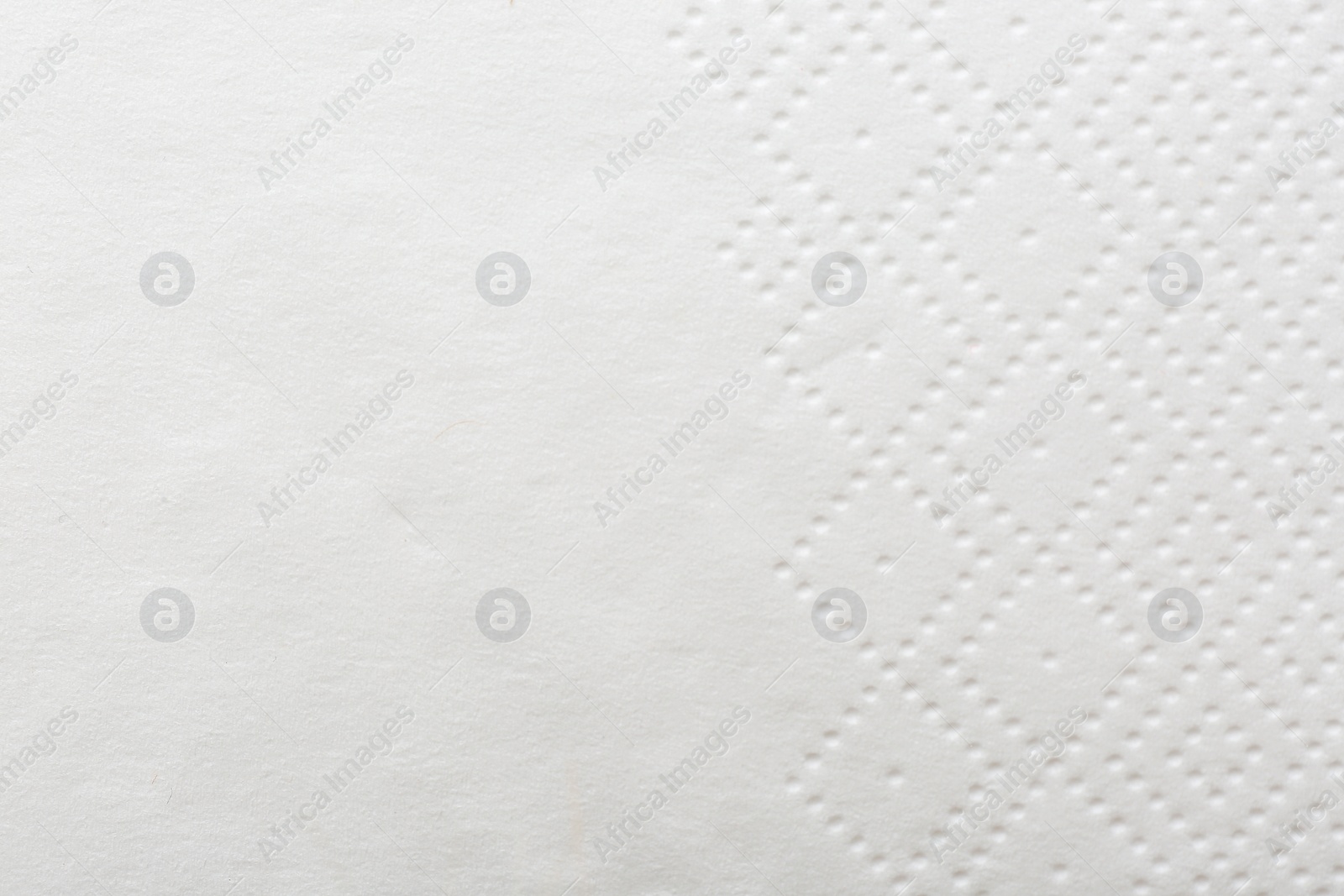 Photo of Clean paper napkin as background, top view. Personal hygiene