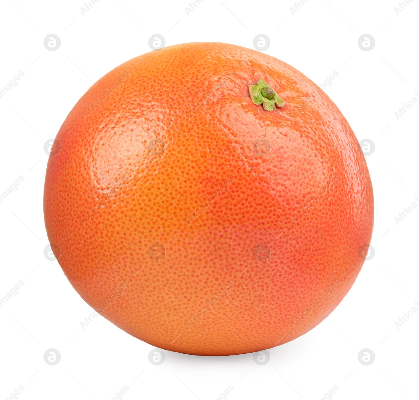 Photo of Fresh ripe grapefruit isolated on white. Citrus fruit