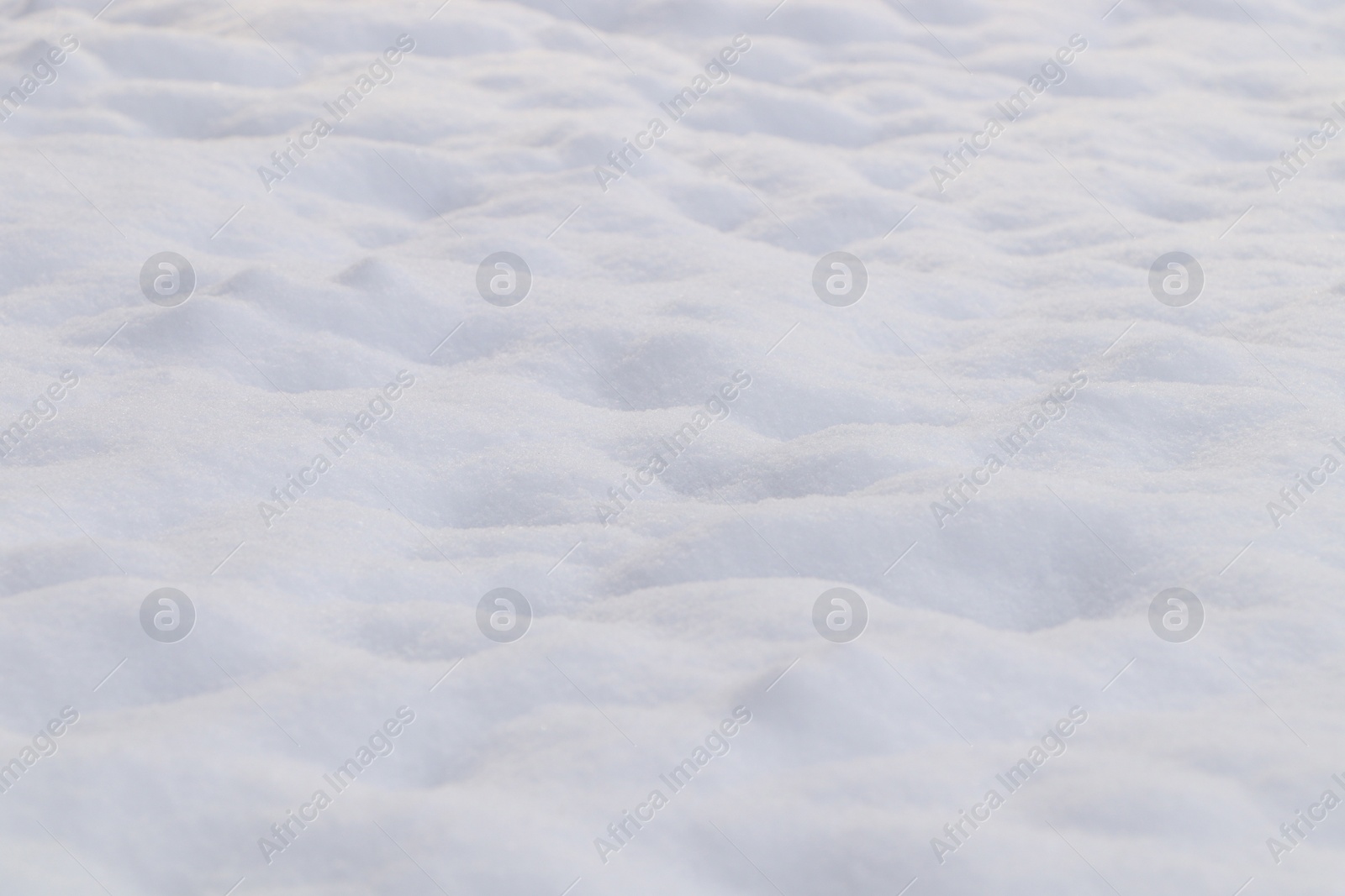 Photo of Beautiful snow as background, closeup. Winter weather