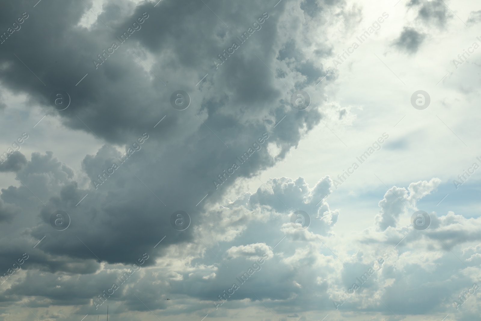 Photo of Beautiful view of sky with fluffy clouds