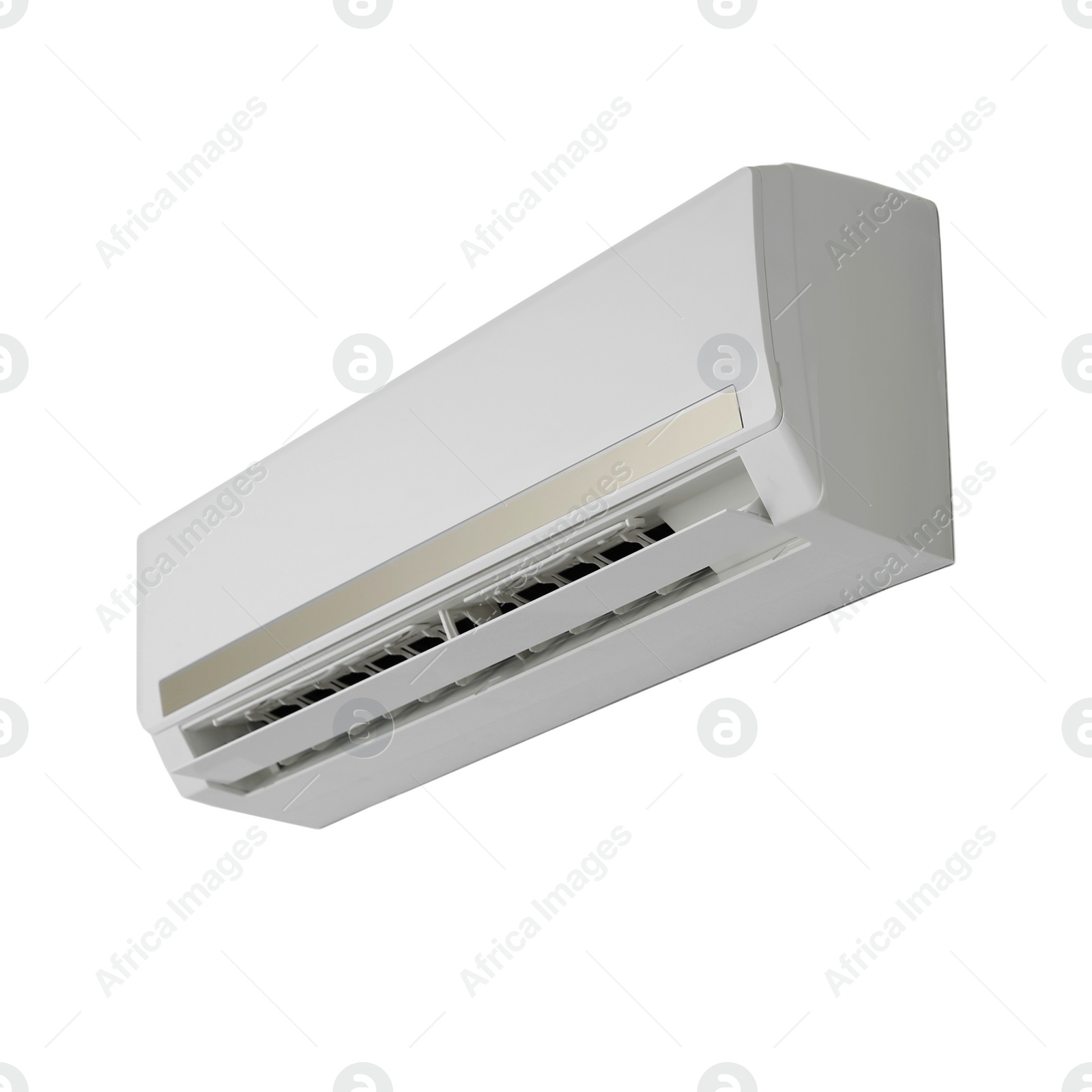 Image of Modern air conditioner isolated on white. Home appliance