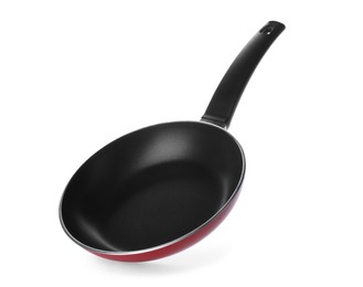 Photo of New non-stick frying pan isolated on white