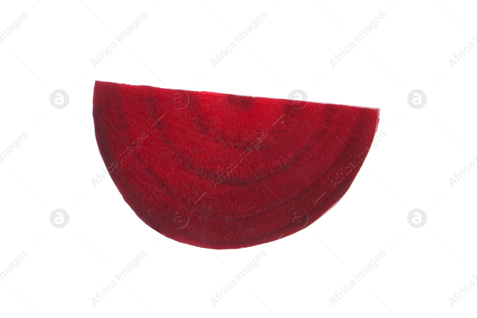 Photo of Piece of fresh red beet isolated on white