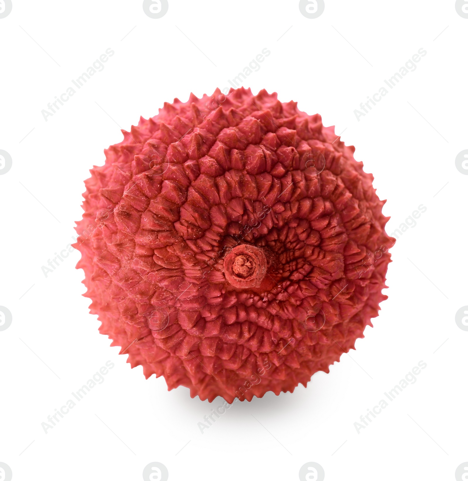 Photo of Whole ripe lychee fruit isolated on white