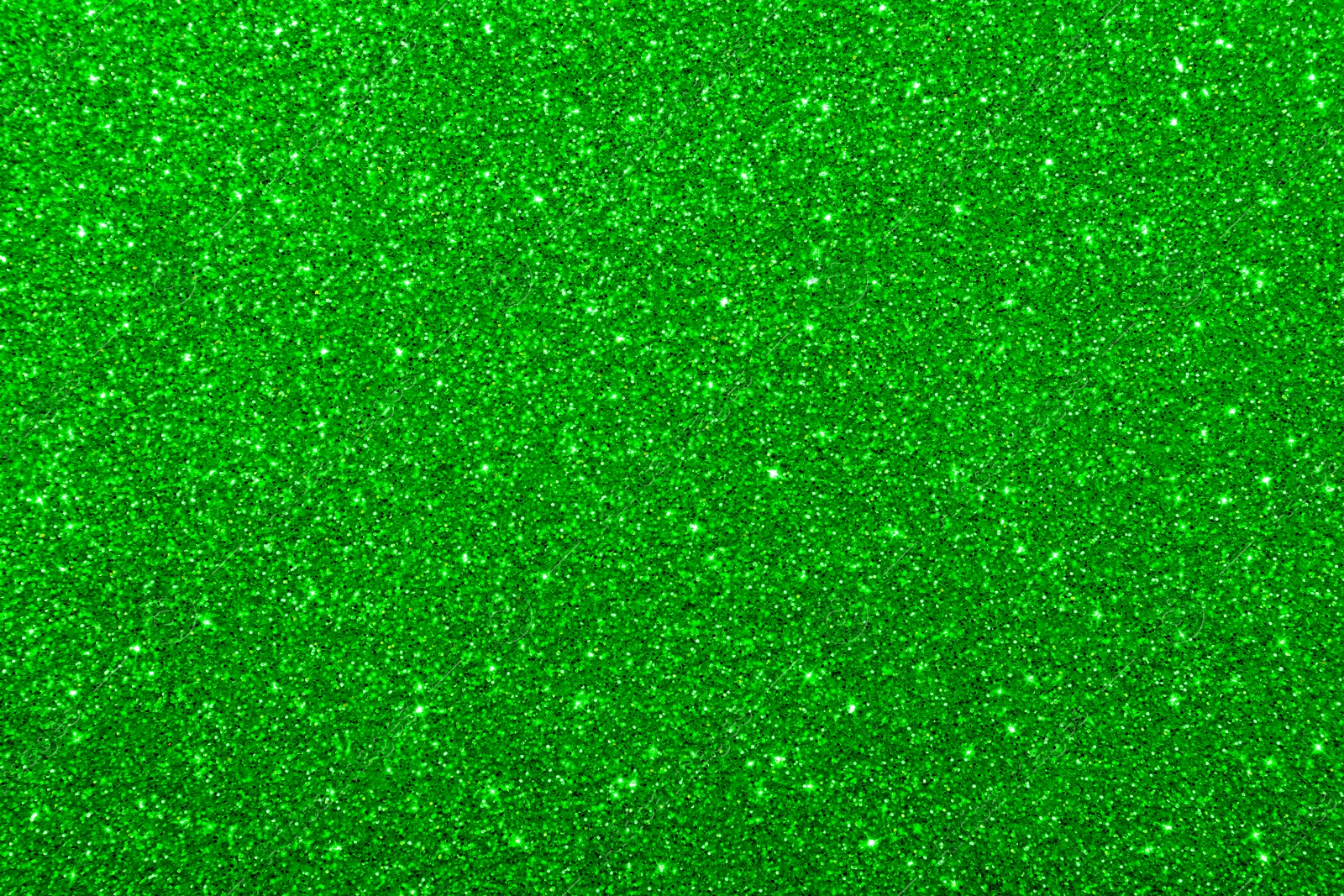 Image of St. Patrick day. Green glitter as background