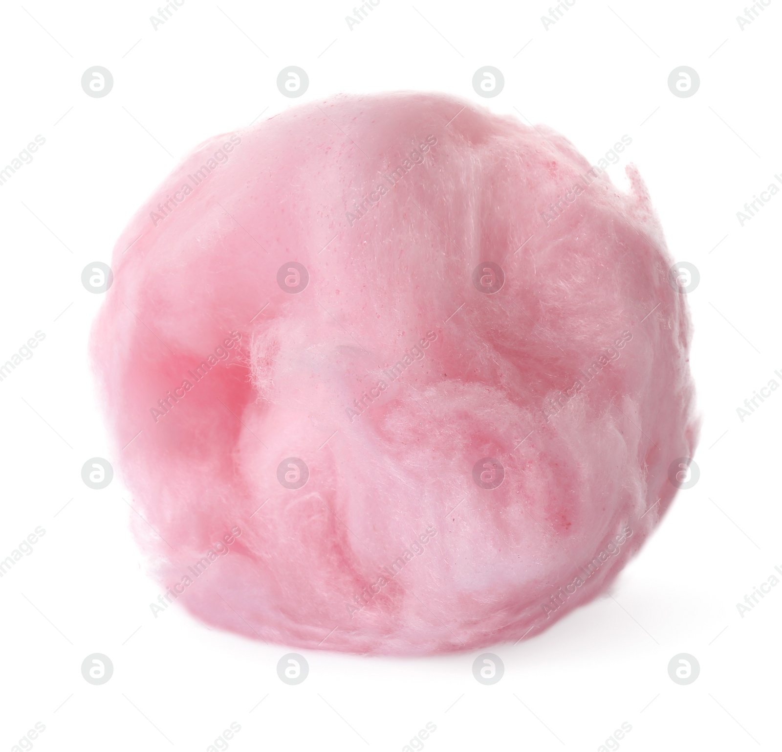 Photo of One sweet cotton candy isolated on white