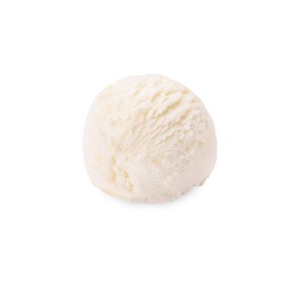 Scoop of tasty ice cream isolated on white