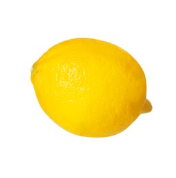 Photo of Fresh ripe whole lemon isolated on white