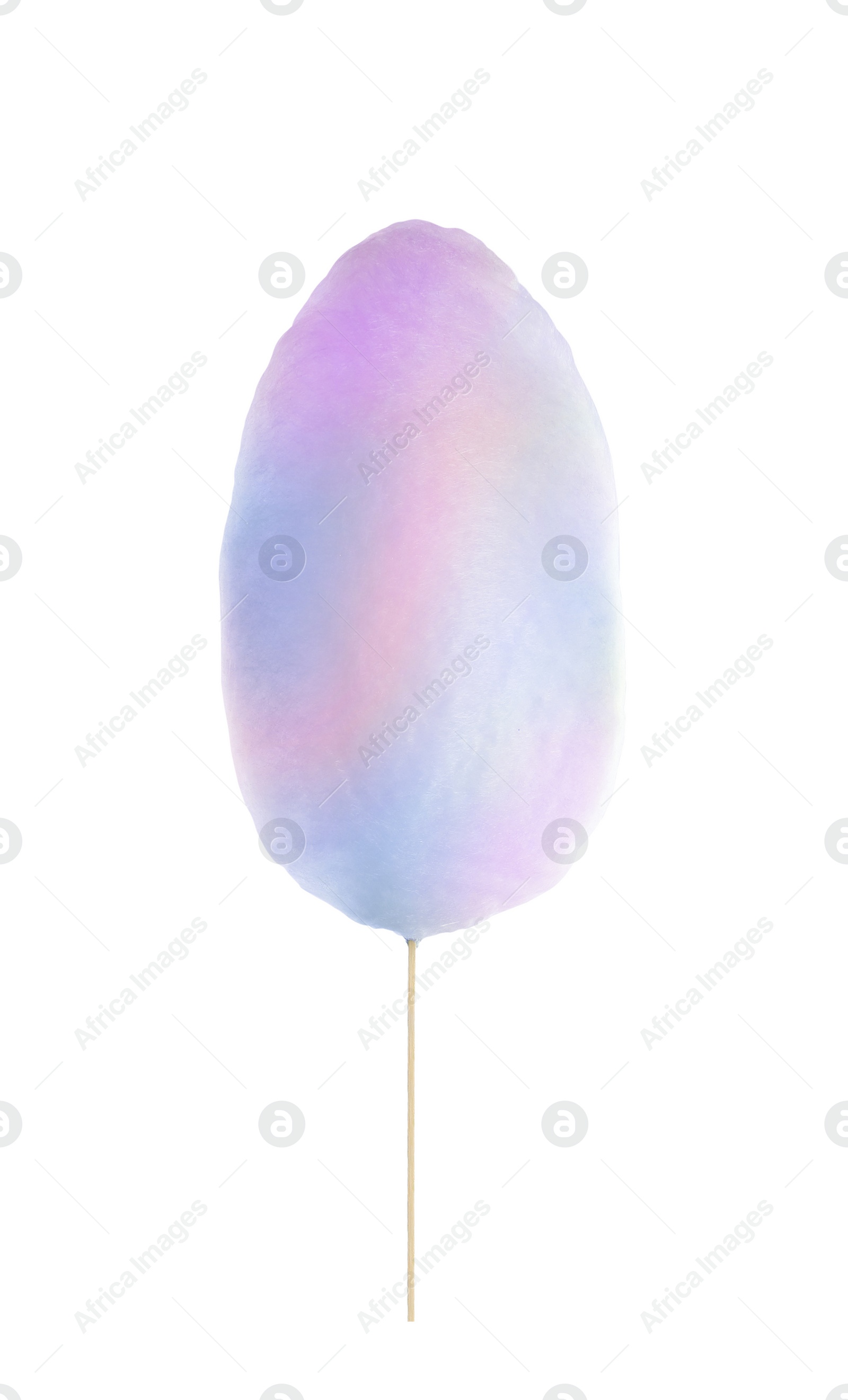 Image of Multicolor sweet cotton candy on white background