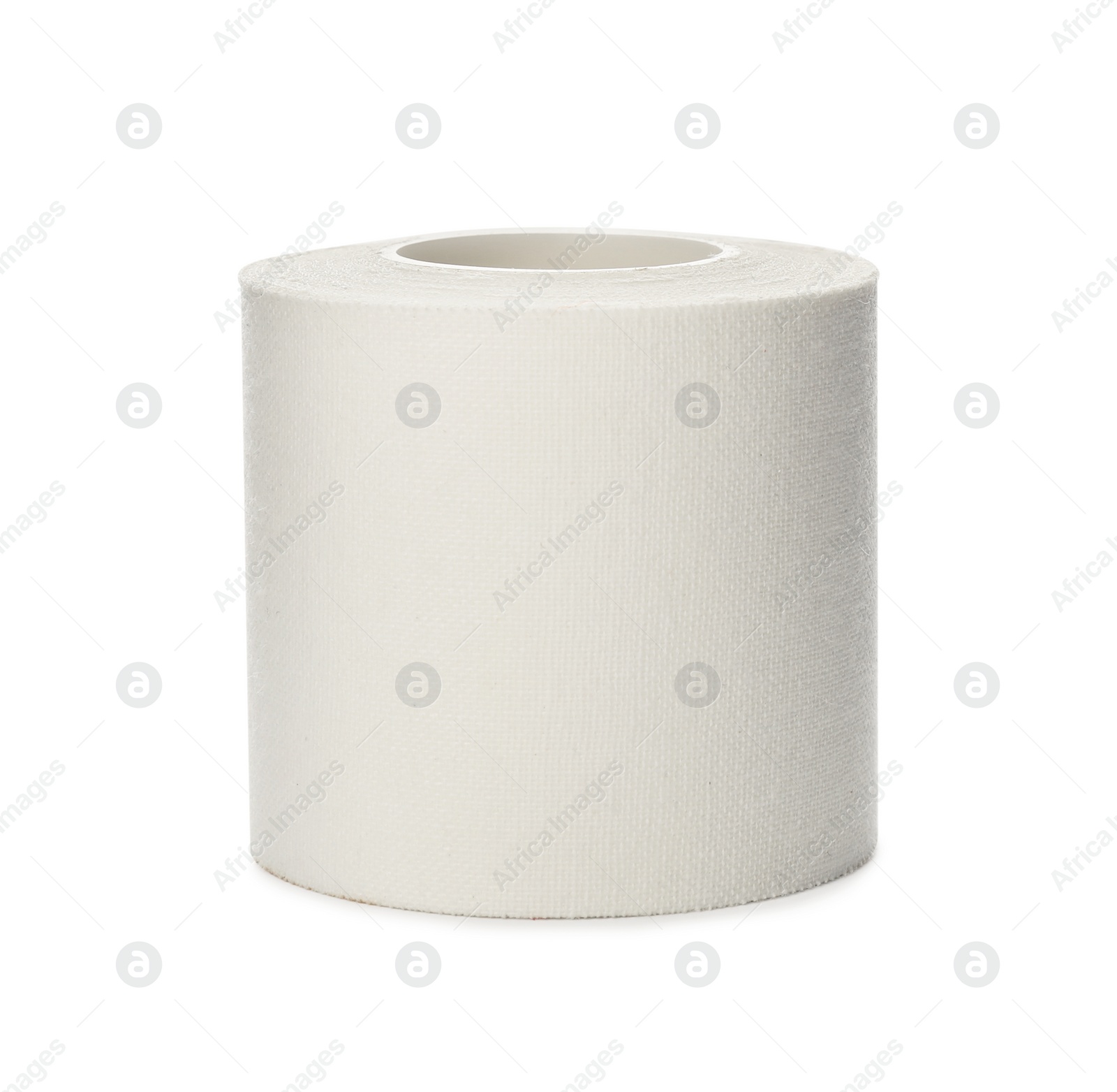 Photo of Medical sticking plaster roll isolated on white