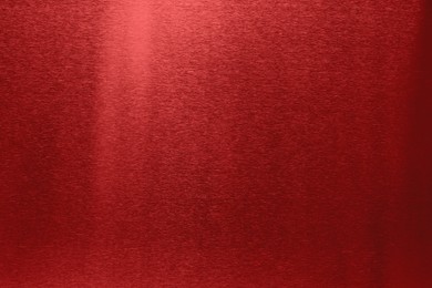 Image of Beautiful red foil as background, top view