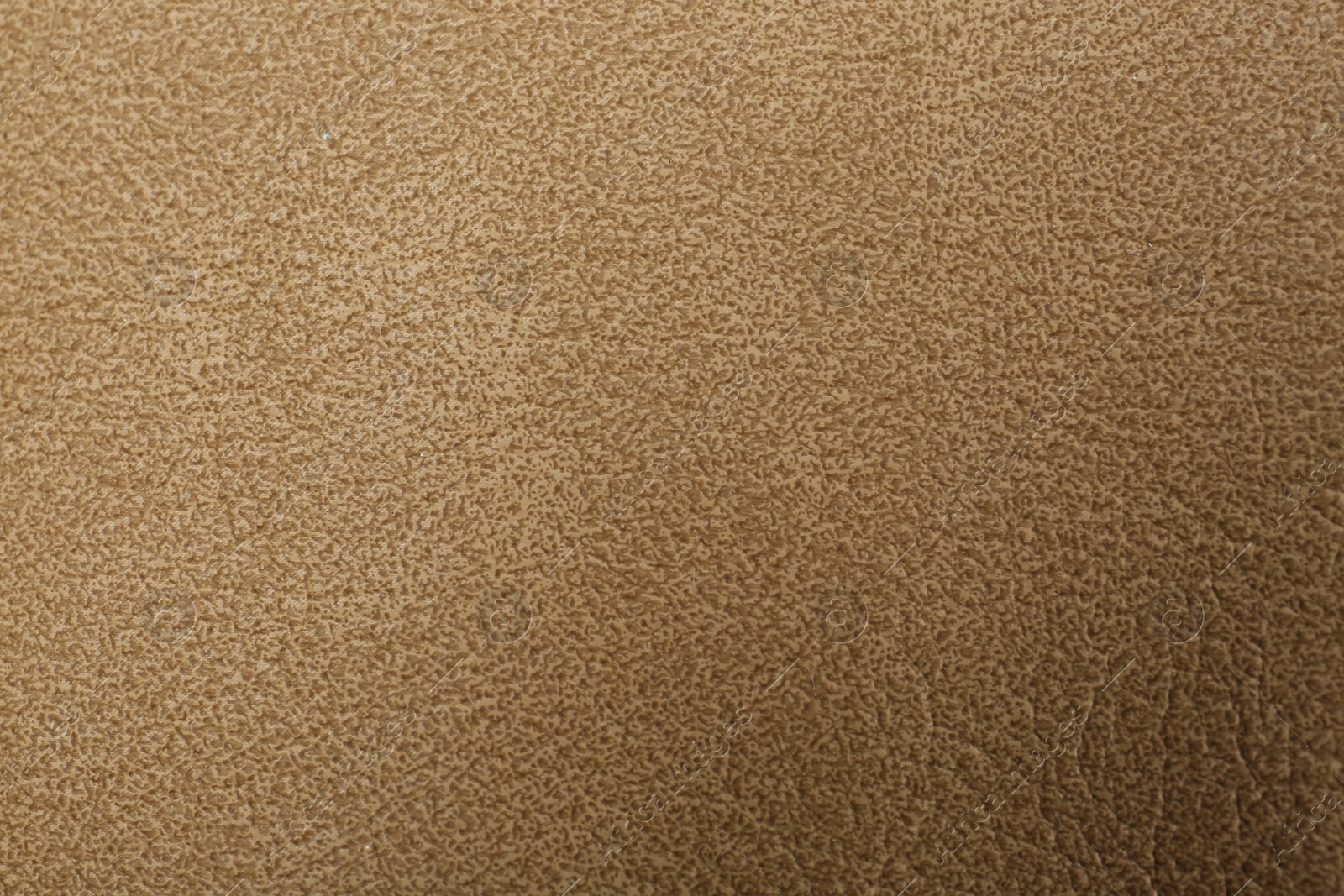 Photo of Beautiful beige leather as background, top view