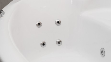 Photo of Closeup view of hot tub with jets