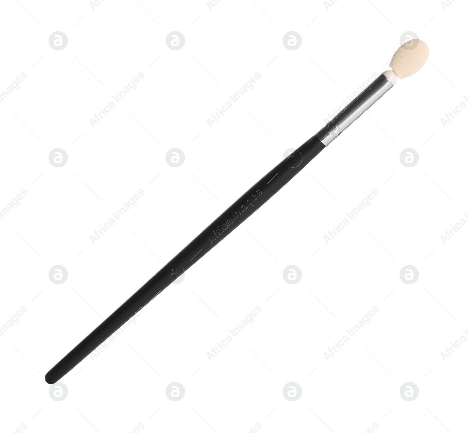 Photo of One stylish makeup brush isolated on white