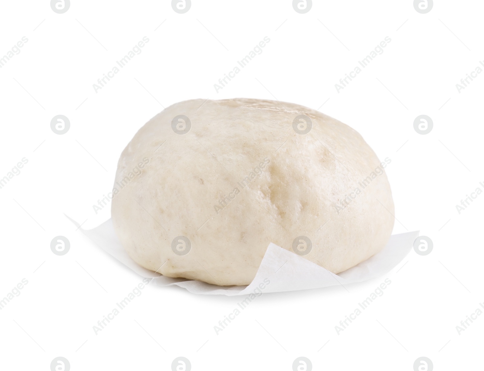 Photo of Delicious chinese steamed bun isolated on white