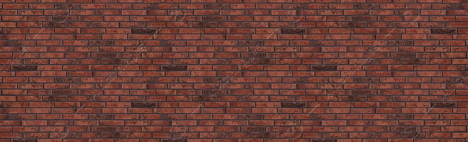 Image of Rough brick wall as background. Banner design