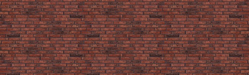 Image of Rough brick wall as background. Banner design