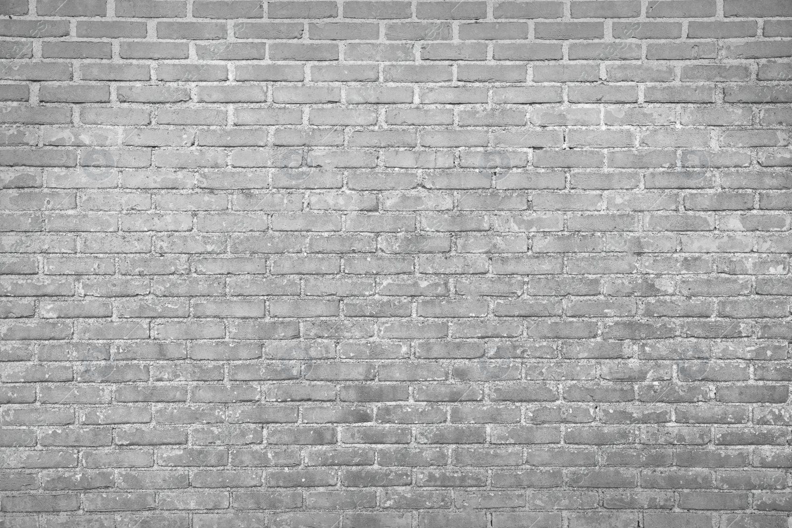 Image of Texture of light grey color brick wall as background