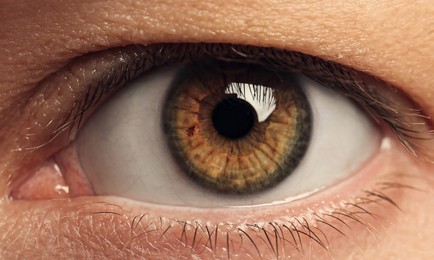 Image of Closeup view of man with beautiful eye