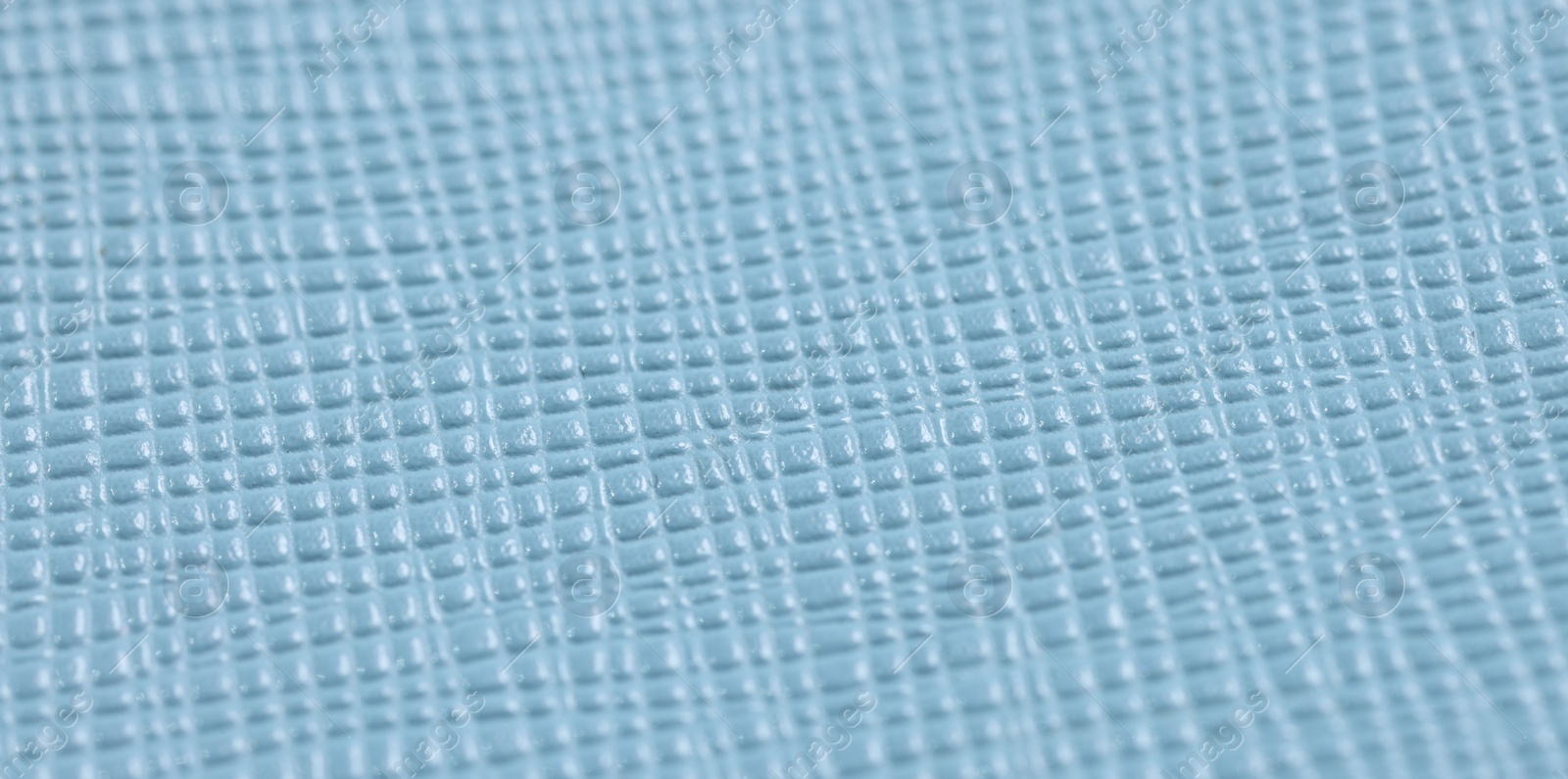 Photo of Light blue leather as background, above view