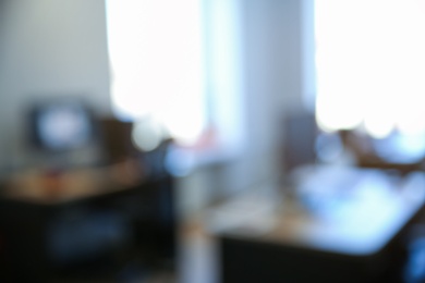 Photo of Defocused bokeh view of modern office interior