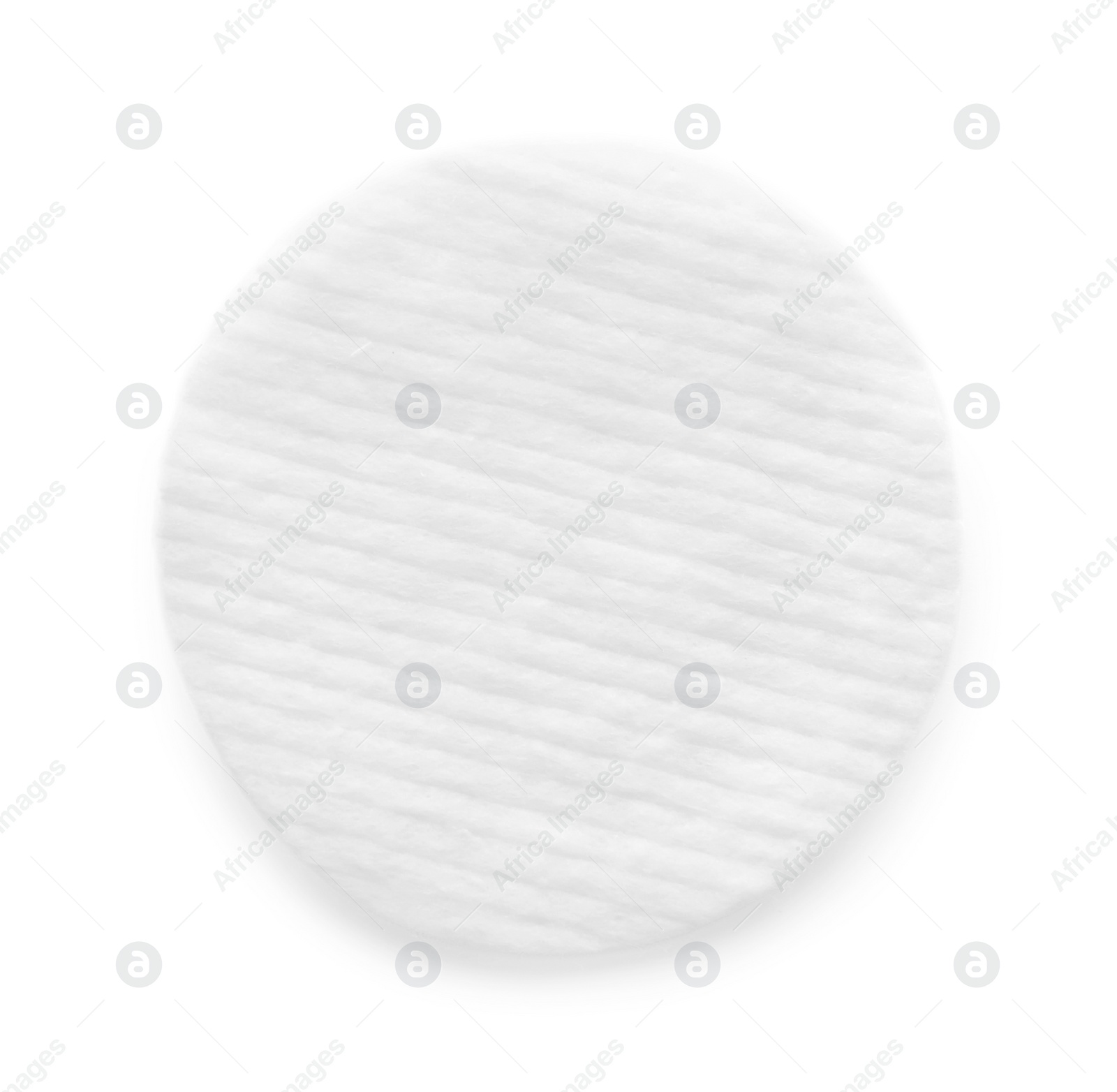 Photo of Soft clean cotton pad isolated on white, top view