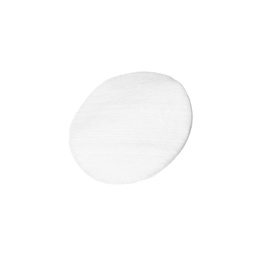 Photo of One clean cotton pad isolated on white