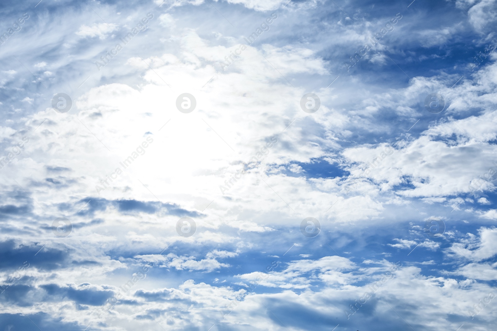 Photo of Beautiful view of blue sky with clouds