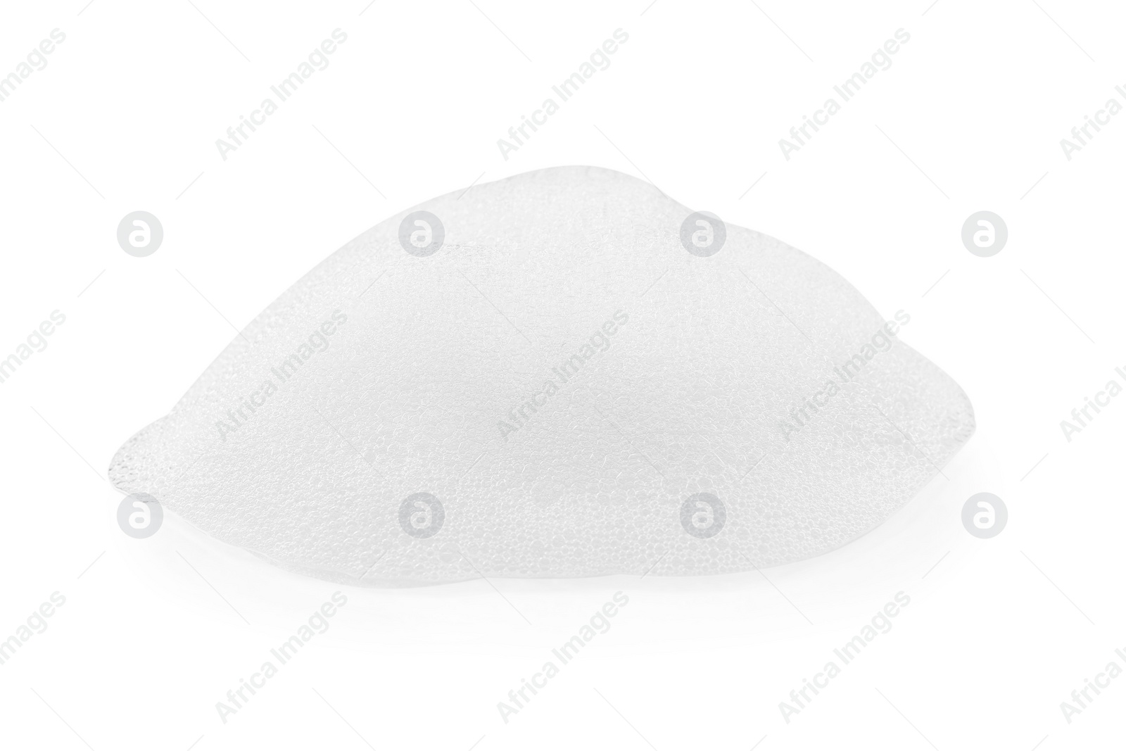 Photo of Foaming cleanser isolated on white. Skin care cosmetic