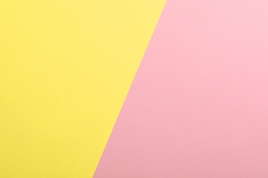 Colorful paper sheets as background, top view