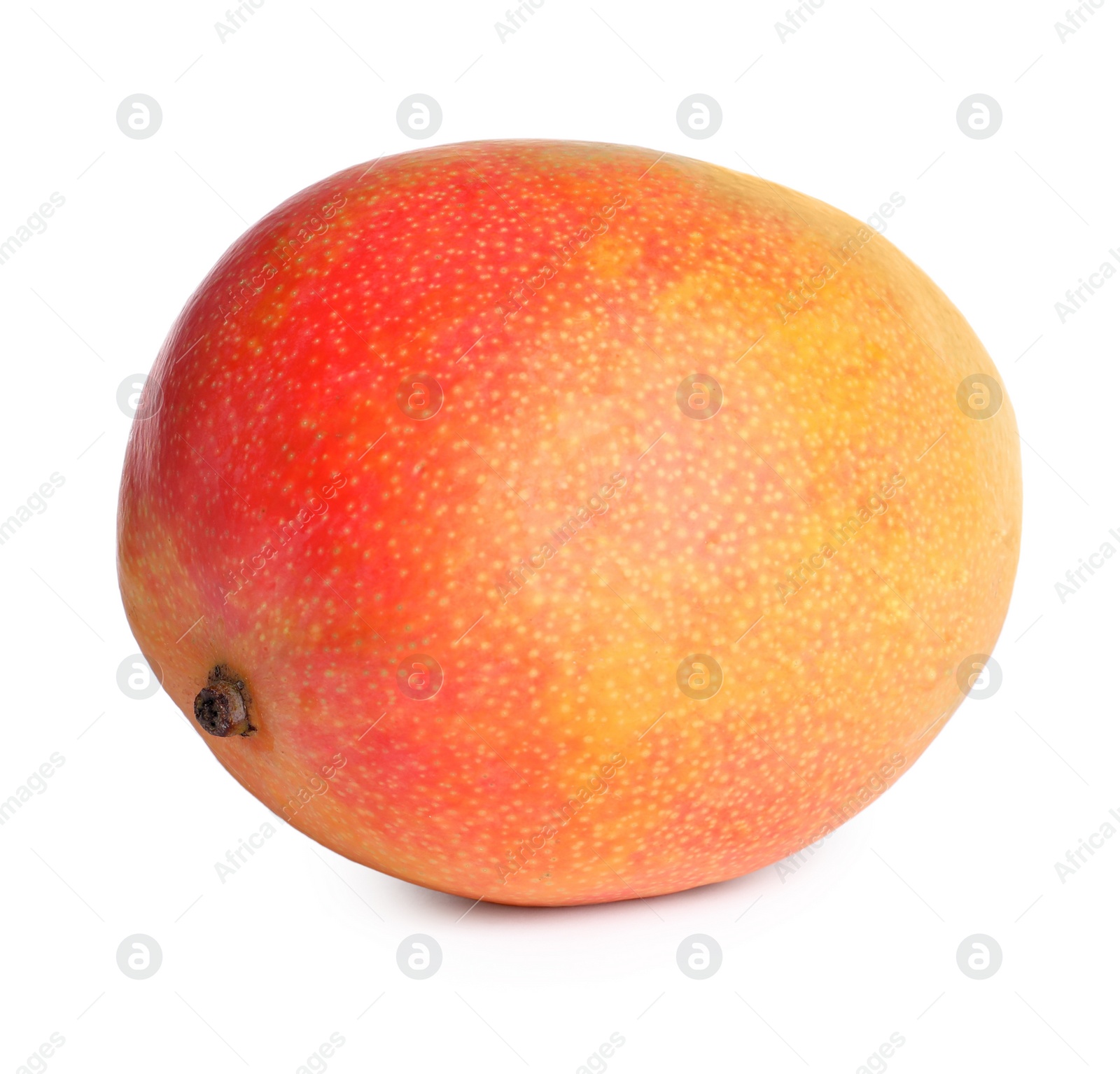 Photo of Delicious ripe juicy mango isolated on white