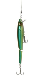 Photo of Fishing lure on white background. Artificial bait